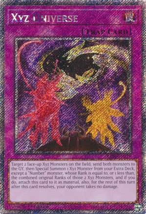 Image of Xyz Universe [RA04-EN218] Platinum Secret Rare