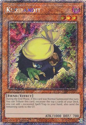 Image of Kuribandit [RA04-EN221] Platinum Secret Rare