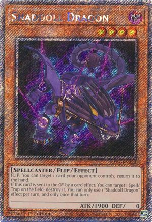 Image of Shaddoll Dragon [RA04-EN228] Platinum Secret Rare