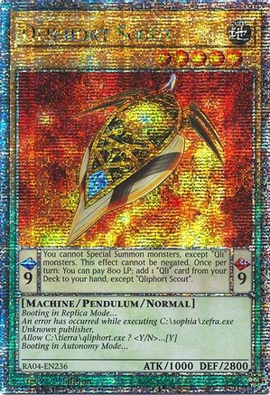 Image of Qliphort Scout [RA04-EN236] Quarter Century Secret Rare