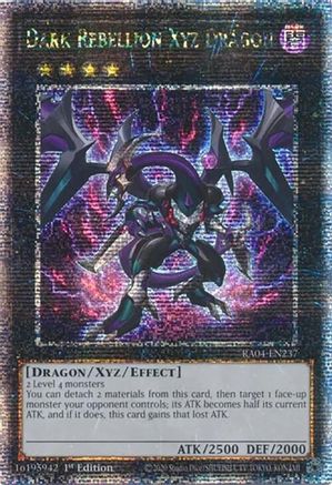 Image of Dark Rebellion Xyz Dragon [RA04-EN237] Quarter Century Secret Rare