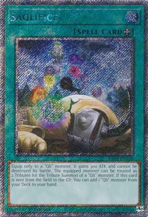 Image of Saqlifice [RA04-EN238] Platinum Secret Rare