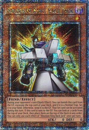 Image of Absolute King Back Jack [RA04-EN244] Quarter Century Secret Rare