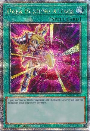 Image of Dark Burning Attack [RA04-EN245] Quarter Century Secret Rare