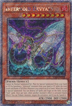 Image of Infernoid Devyaty [RA04-EN248] Platinum Secret Rare