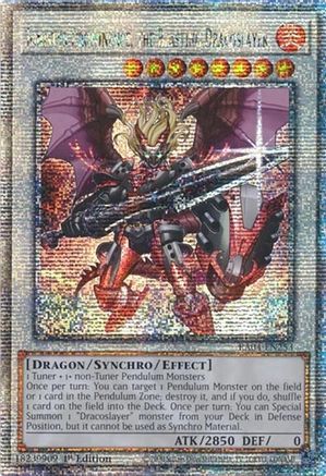 Image of Ignister Prominence, the Blasting Dracoslayer [RA04-EN253] Quarter Century Secret Rare