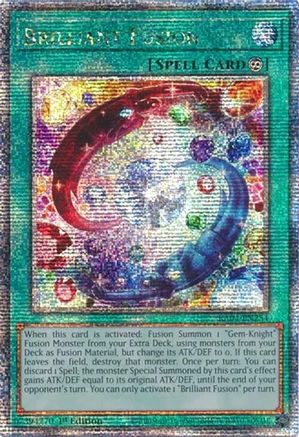Image of Brilliant Fusion [RA04-EN254] Quarter Century Secret Rare