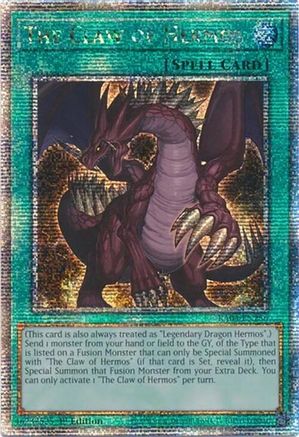 Image of The Claw of Hermos [RA04-EN256] Quarter Century Secret Rare