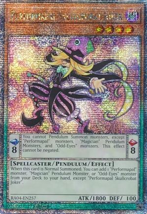 Image of Performapal Skullcrobat Joker [RA04-EN257] Quarter Century Secret Rare