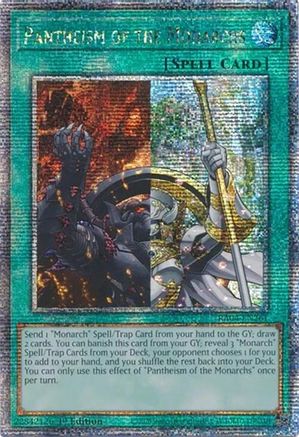 Image of Pantheism of the Monarchs [RA04-EN261] Quarter Century Secret Rare