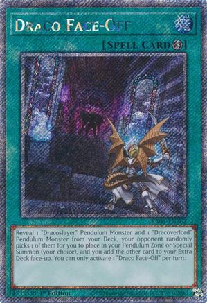 Image of Draco Face-Off [RA04-EN262] Platinum Secret Rare