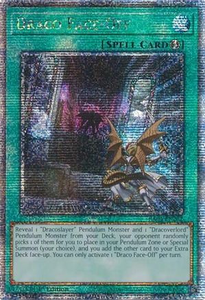 Image of Draco Face-Off [RA04-EN262] Quarter Century Secret Rare