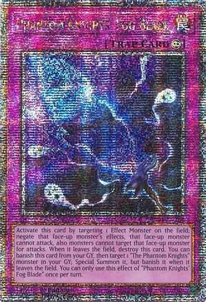 Image of Phantom Knights' Fog Blade [RA04-EN264] Quarter Century Secret Rare