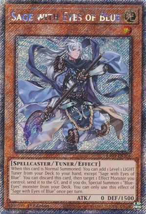 Image of Sage with Eyes of Blue [RA04-EN266] Platinum Secret Rare