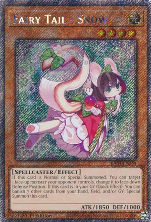 Image of Fairy Tail - Snow [RA04-EN269] Platinum Secret Rare