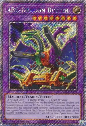 Image of ABC-Dragon Buster [RA04-EN271] Platinum Secret Rare