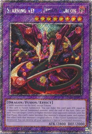 Image of Starving Venom Fusion Dragon [RA04-EN272] Platinum Secret Rare
