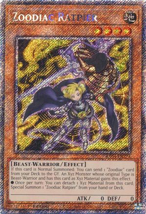 Image of Zoodiac Ratpier [RA04-EN274] Platinum Secret Rare