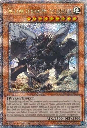Image of True King Lithosagym, the Disaster [RA04-EN275] Quarter Century Secret Rare