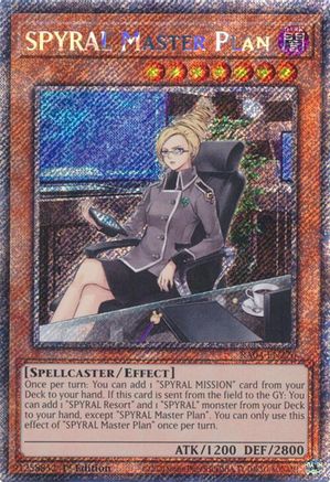 Image of SPYRAL Master Plan [RA04-EN276] Platinum Secret Rare