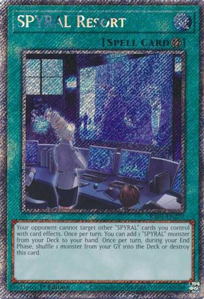 Image of SPYRAL Resort [RA04-EN277] Platinum Secret Rare