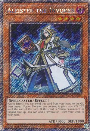 Image of Aleister the Invoker [RA04-EN278] Platinum Secret Rare