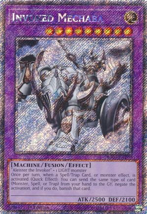Image of Invoked Mechaba [RA04-EN279] Platinum Secret Rare