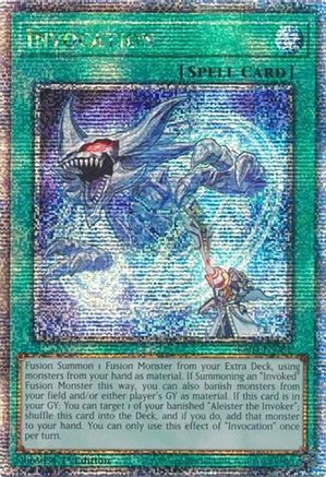 Image of Invocation [RA04-EN281] Quarter Century Secret Rare