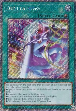 Image of Dueltaining [RA04-EN286] Platinum Secret Rare