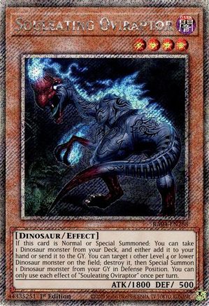 Image of Souleating Oviraptor [RA04-EN288] Platinum Secret Rare