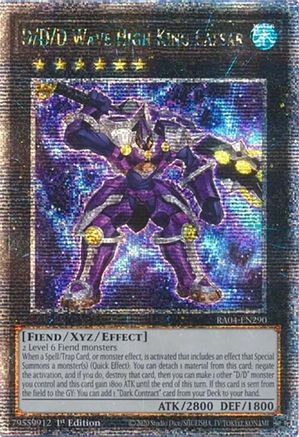 Image of D/D/D Wave High King Caesar [RA04-EN290] Quarter Century Secret Rare