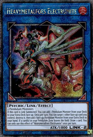 Image of Heavymetalfoes Electrumite [RA04-EN292] Quarter Century Secret Rare