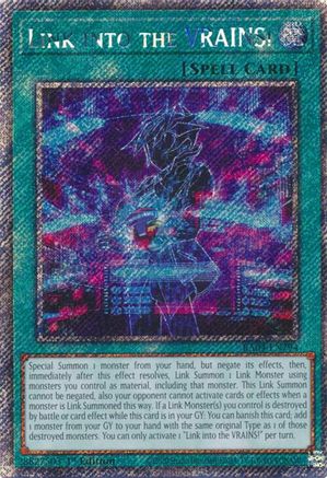 Image of Link into the VRAINS! [RA04-EN294] Platinum Secret Rare
