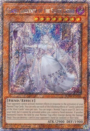 Image of Lovely Labrynth of the Silver Castle [RA04-EN295] Platinum Secret Rare