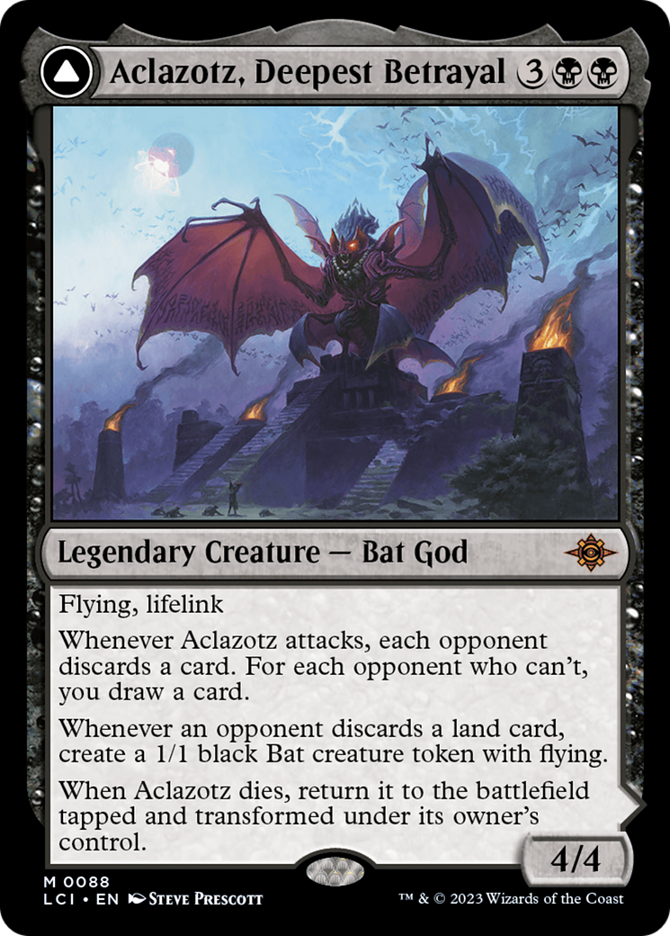 Image of Aclazotz, Deepest Betrayal // Temple of the Dead [The Lost Caverns of Ixalan]