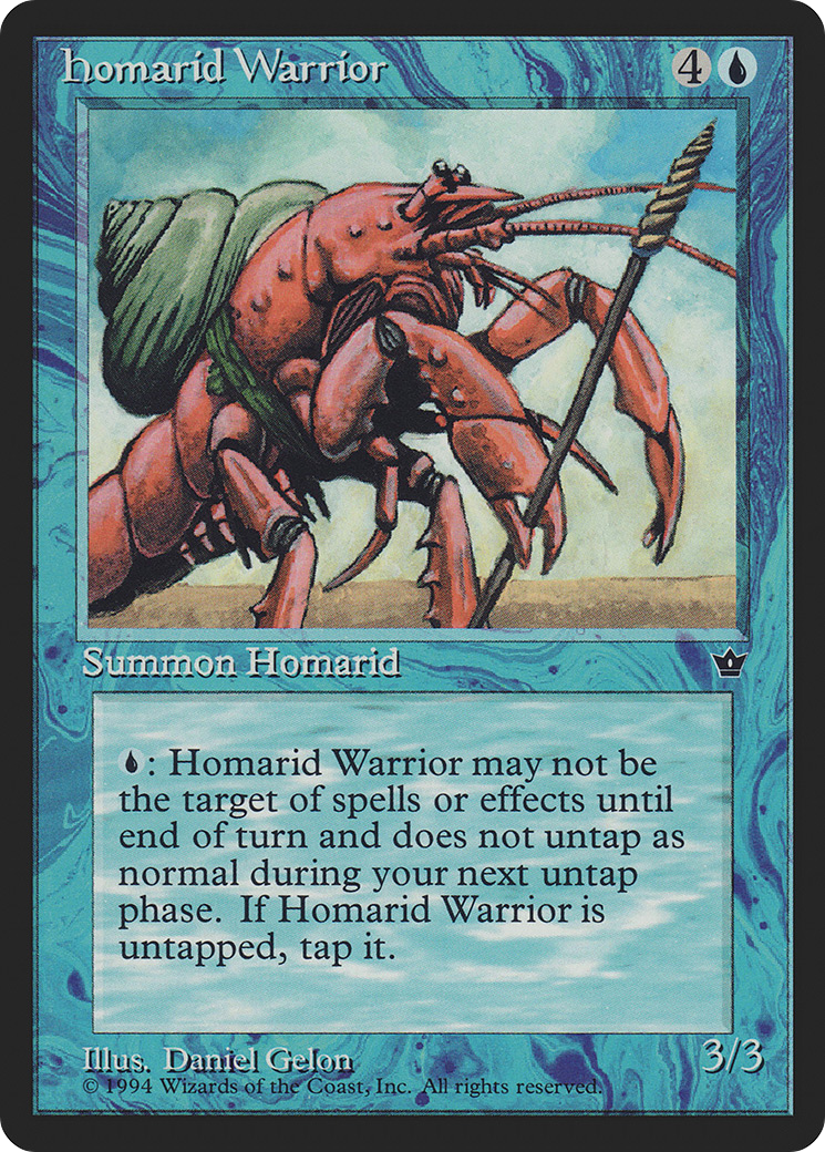 Image of Homarid Warrior (Daniel Gelon) [Fallen Empires]