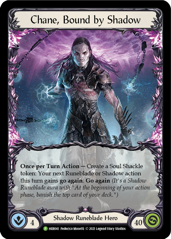 Image of Chane, Bound by Shadow [HER041] (Promo)  Rainbow Foil
