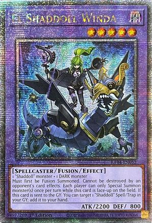 Image of El Shaddoll Winda [RA04-EN052] Quarter Century Secret Rare