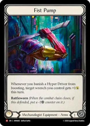 Image of Fist Pump [AMX005] (Armory Deck: Maxx Nitro)  Rainbow Foil