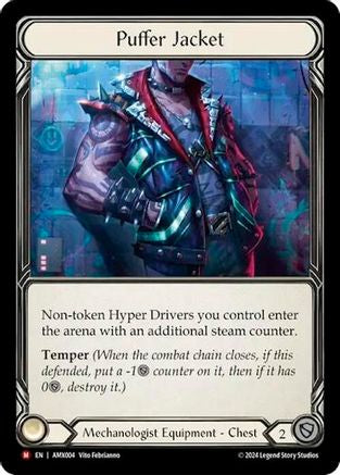 Image of Puffer Jacket [AMX004] (Armory Deck: Maxx Nitro)  Rainbow Foil