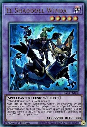 Image of El Shaddoll Winda [RA04-EN052] Prismatic Ultimate Rare