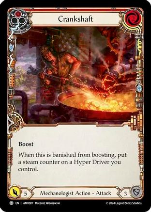Image of Crankshaft (Red) [AMX007] (Armory Deck: Maxx Nitro)