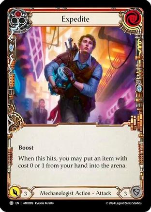 Image of Expedite (Red) [AMX009] (Armory Deck: Maxx Nitro)