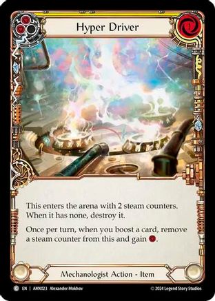 Image of Hyper Driver (Yellow) [AMX023] (Armory Deck: Maxx Nitro)