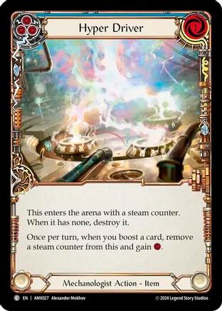 Image of Hyper Driver (Blue) [AMX027] (Armory Deck: Maxx Nitro)