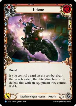 Image of T-Bone (Red) [AMX013] (Armory Deck: Maxx Nitro)