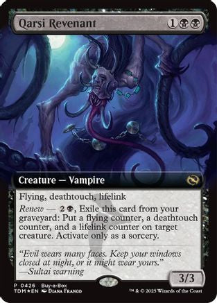 Image of Qarsi Revenant (Extended Art) (Buy-A-Box) [Tarkir: Dragonstorm Promos]