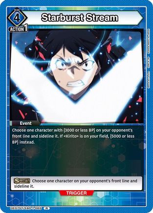 Image of Starburst Stream (UE07ST/SAO-1-065) - UE07ST Sword Art Online Starter Deck