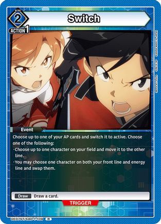 Image of Switch (UE07ST/SAO-1-109) - UE07ST Sword Art Online Starter Deck