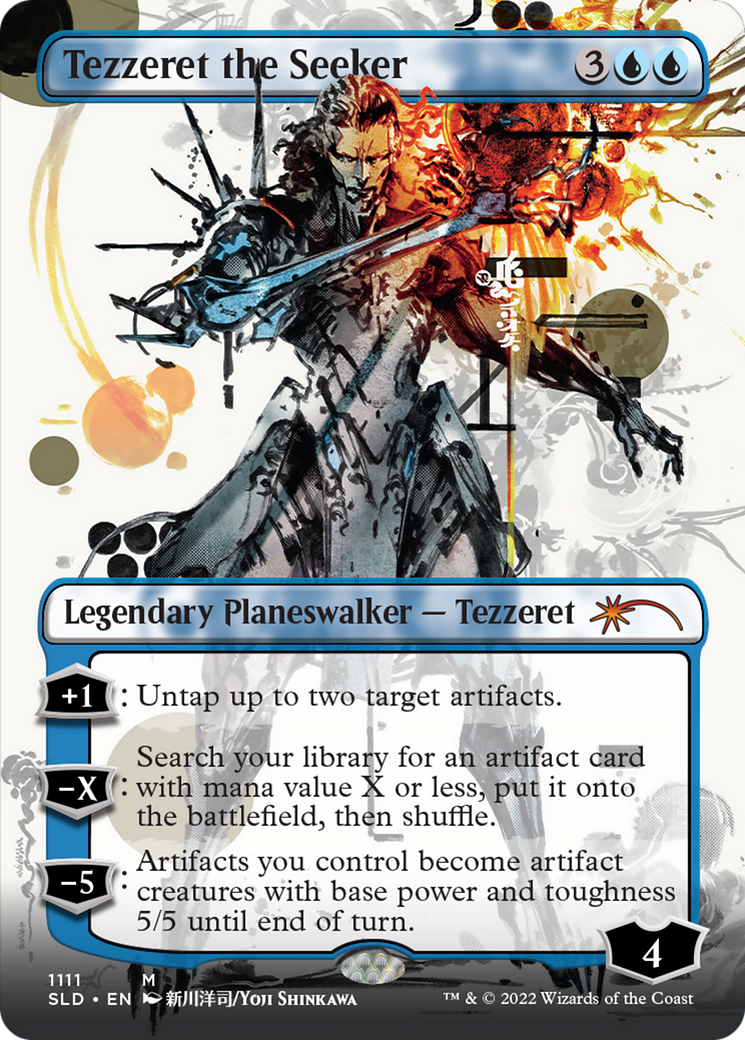Image of Tezzeret the Seeker (Borderless) [Secret Lair Drop Series]
